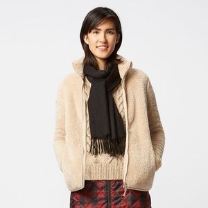 Uniqlo Yarn Fleece Zipper Sherpa Jacket large